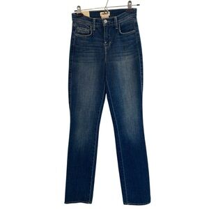 L’AGENCE Paris Dean Midrise Slim Straight Medium Wash Denim Jeans Size 24